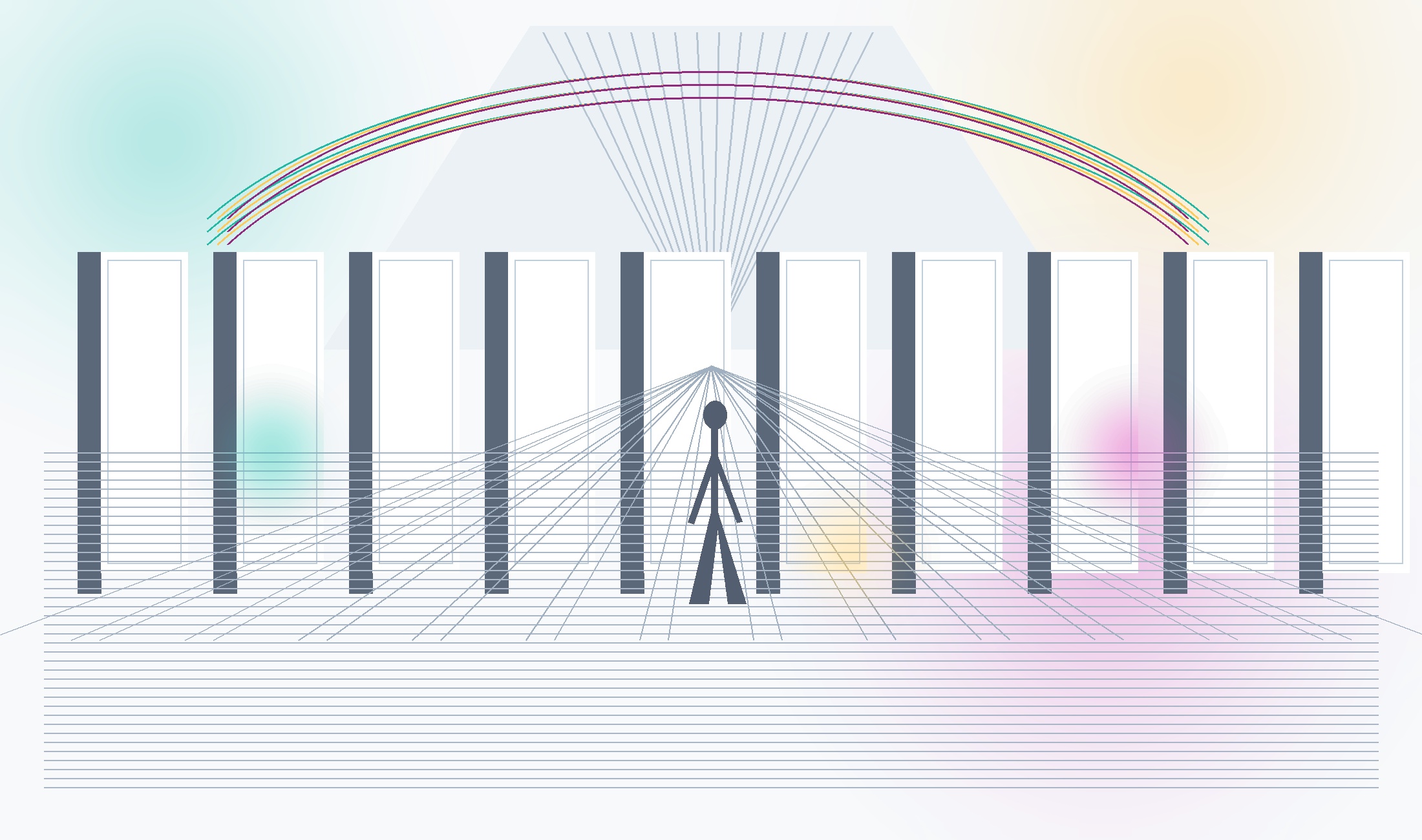 Architectural retail environment representing the authority layer for enterprise retail